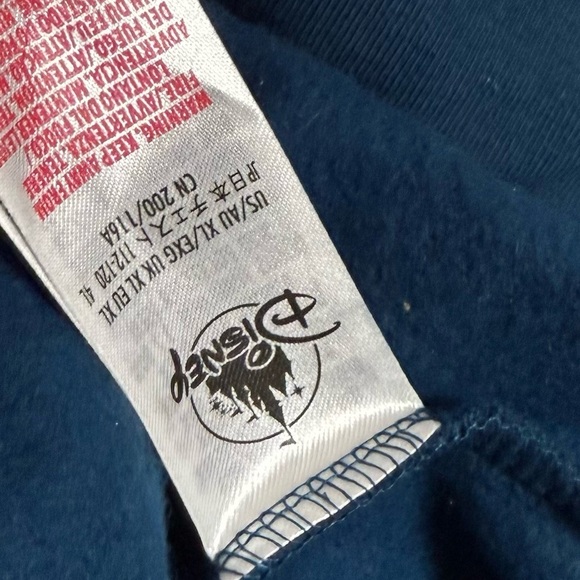 Disney Blue Crewneck Sweater with Vibrant Graphics - Picture 5 of 9